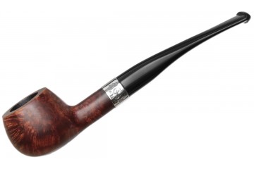 Peterson Aran Smooth Nickel Mounted 406 fishtail pipa